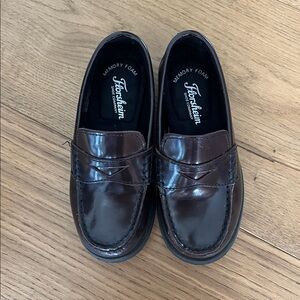 Florsheim Dark Brown Leather Loafers Sz Kids 12W